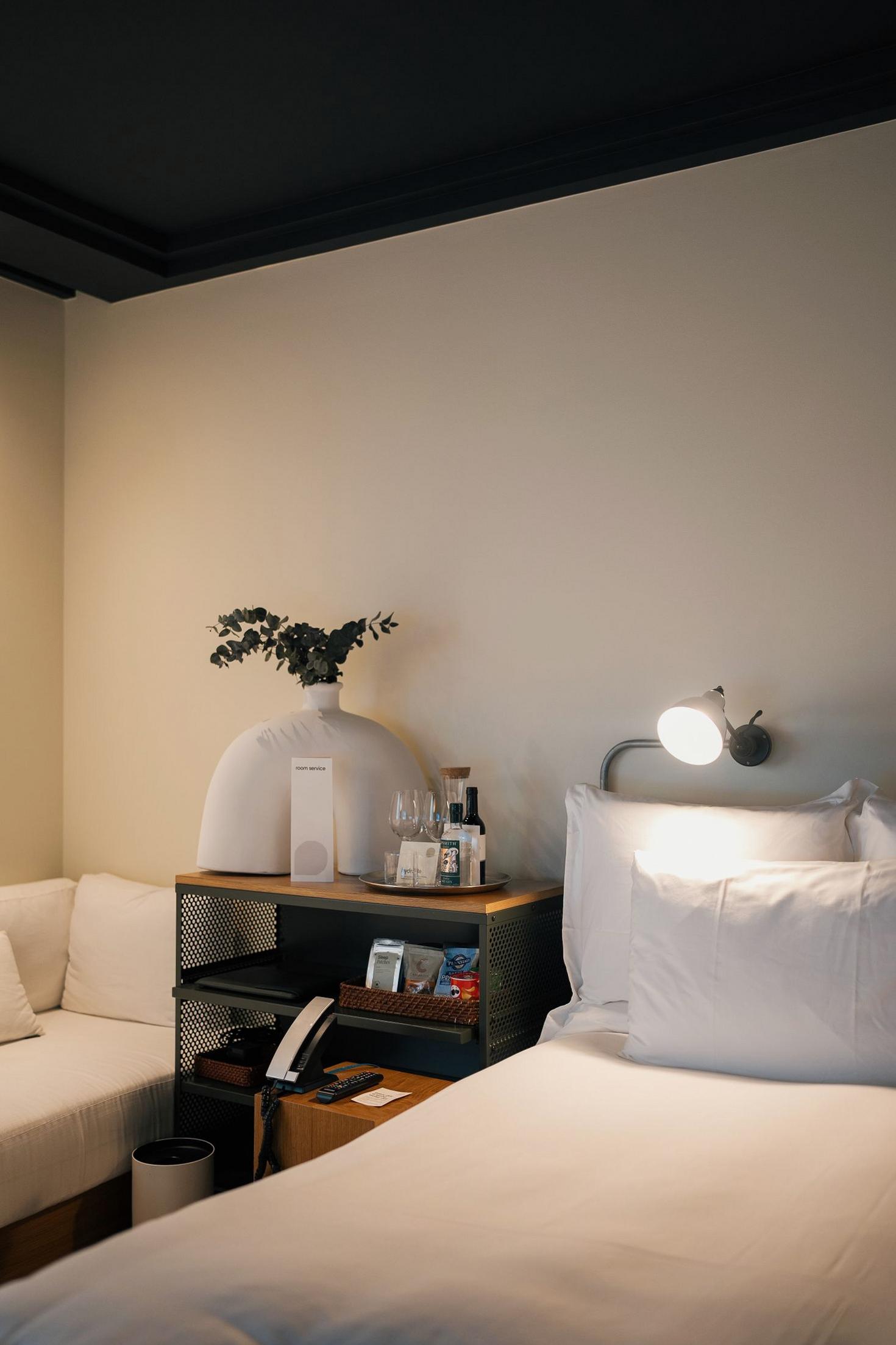 Modern hotel amenities