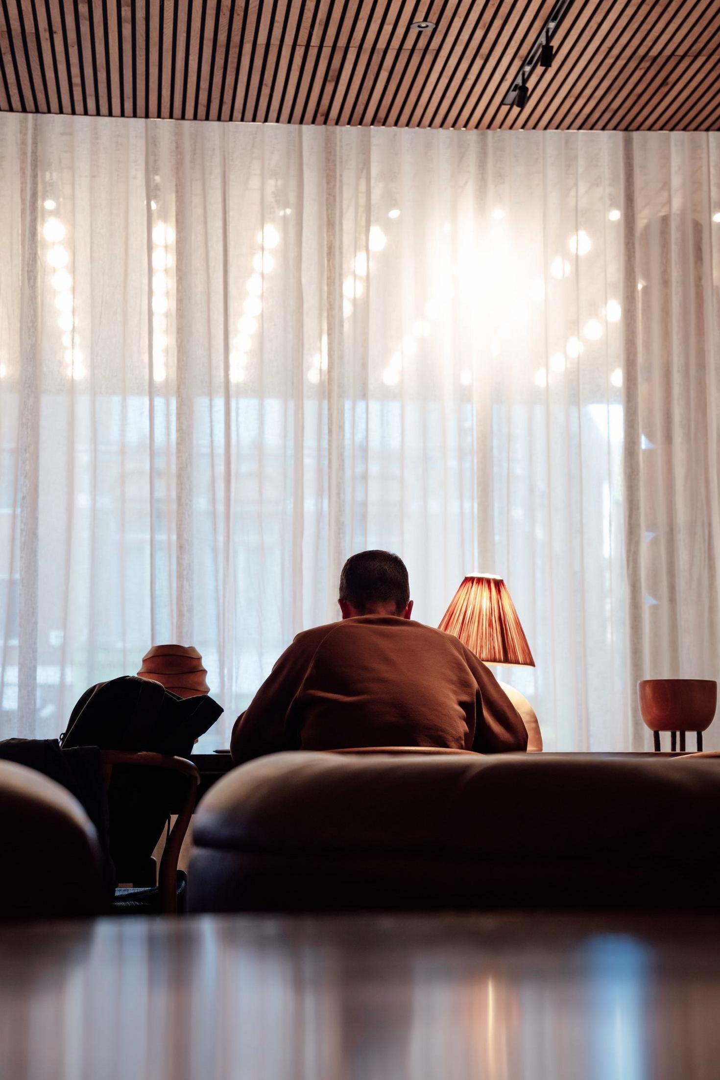 Hotel lounge ambiance