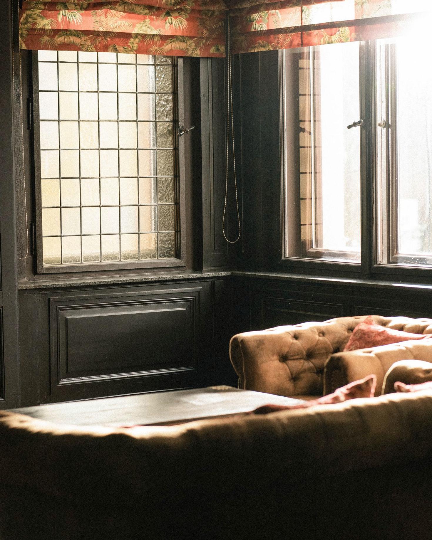 Elegant windows and sunlight
